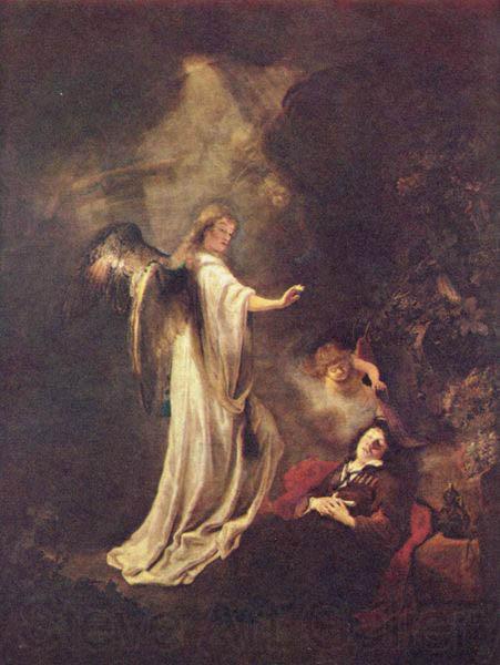 Ferdinand bol Jakobs Traum von der Himmelsleiter Spain oil painting art